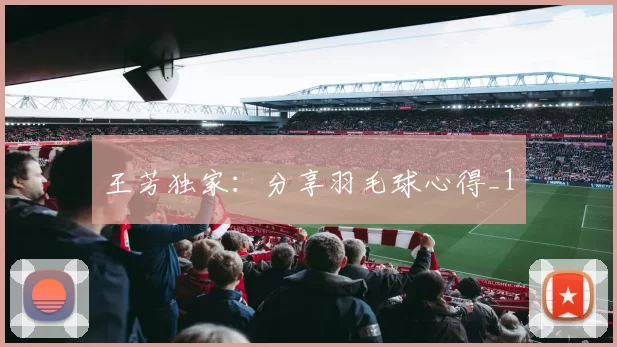 王芳独家：分享羽毛球心得_1